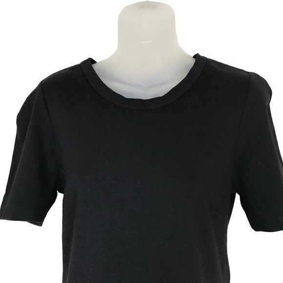 3.1 Phillip Lim Black Crew Neck Blouse Size 6 - Picture 3 of 7